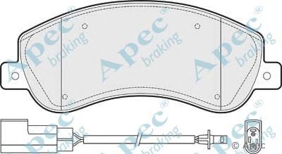 APEC BRAKING pad1475 -  Комплект тормозных колодок, дисковый тормоз